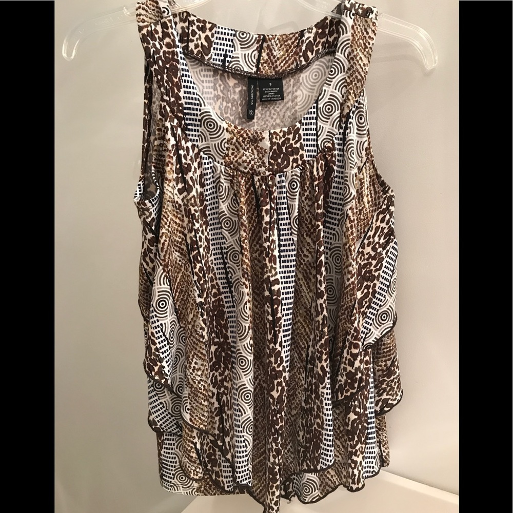 Ruffled dressy top